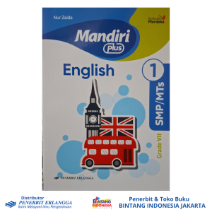 ERLANGGA - MANDIRI PLUS BAHASA INGGRIS KELAS 1/VII SMP/MTs KURIKULUM MERDEKA (TERBARU)