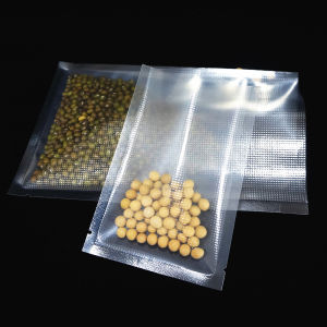 100pcs Clear Vacuum Seal Bags / One Side Embossed Heat-seal Plastic Pouch Food Fresh Keeping Package Meat Vacuumized Packing-bag2026