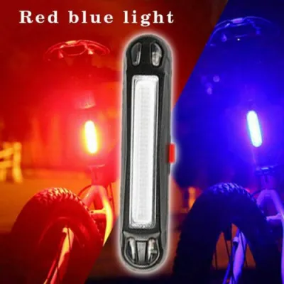 [SG SELLER] USB Bicycle Taillight Multi Colour Rechargeable Cycling Rainproof LED Bike Lights