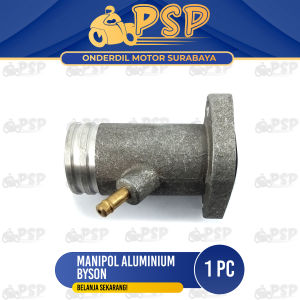 Manipol Aluminium Byson - Manipul Manifold Maniful Intake Intek Insulator Diral Yamaha Bison
