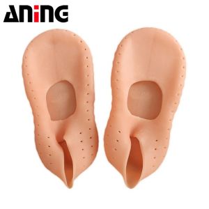 Silicone gel Solid Thin Gel Heel Socks Cracked Foot Skin Care Protector foot case