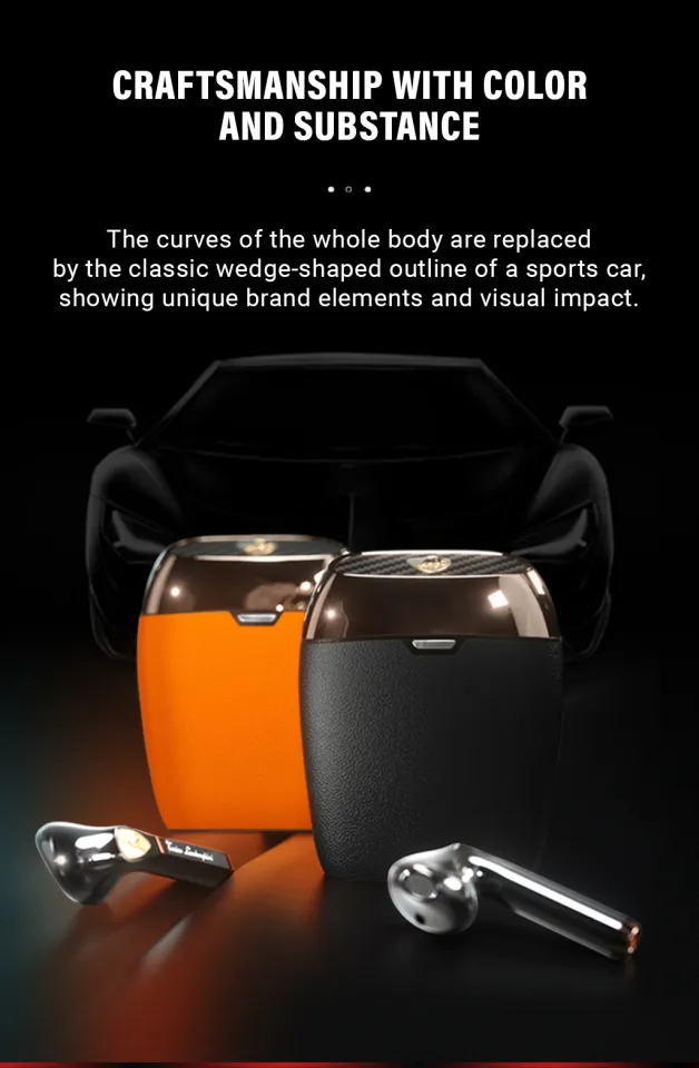 TONINO LAMBORGHINI TL69 Luxury Bluetooth Earphones – ENC Noise
