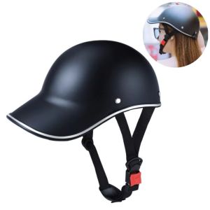 OURTOUR 1Pcs with Adjustable Strap Electric Bicycle Helmets Universal Electric Cycling Safety Helmet Durable Baseball Cap Hat Electric Bicycle Accessories