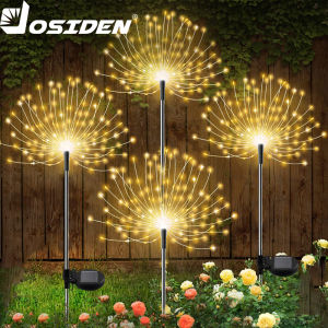 Đèn pha lê năng lượng mặt trời ngoài trời 360 LEDs chống nước đèn trang trí sân vườn đèn dây tiệc phù hợp trang trí đường đi sân đường phố sinh nhật Giáng sinh lễ hội đám cưới tiệc tùng trang trí Tết