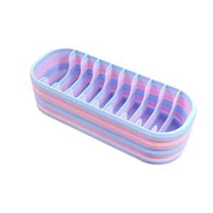 BABYBANG 10 Grids Diamond Packets Storage Box Gradient Color Portable Diamond Art Bead Storage Case Unique Space Saving Bags Storage Rack Painting Drills