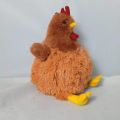 23CM Kawaii Chicken Stuffed Plush Toy Cute Animal Pillow Soft Simulation Kids Christmas Gift. 
