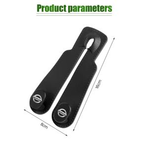 Auto Backseat Hangers - 2 in 1 Car Seat Organizer Hook Double Headrest Hooks for Car Vehicle Backseat Hanger Nissan Navara Sentra Almera Juke Urvan GTR Skyline Patrol Frontier Xtrail Grand Livina