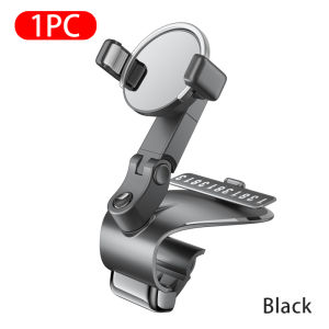 1200-Degree Rotation Phone Holder for Phone Car Phone Holder with Parking Number Plate Auto Dashboard Smartphone Support