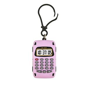 VIVIDI Mini Electronic Calculator Multifunctional 8 Digits Display Key Ring Portable Creative Pocket Calculators Office