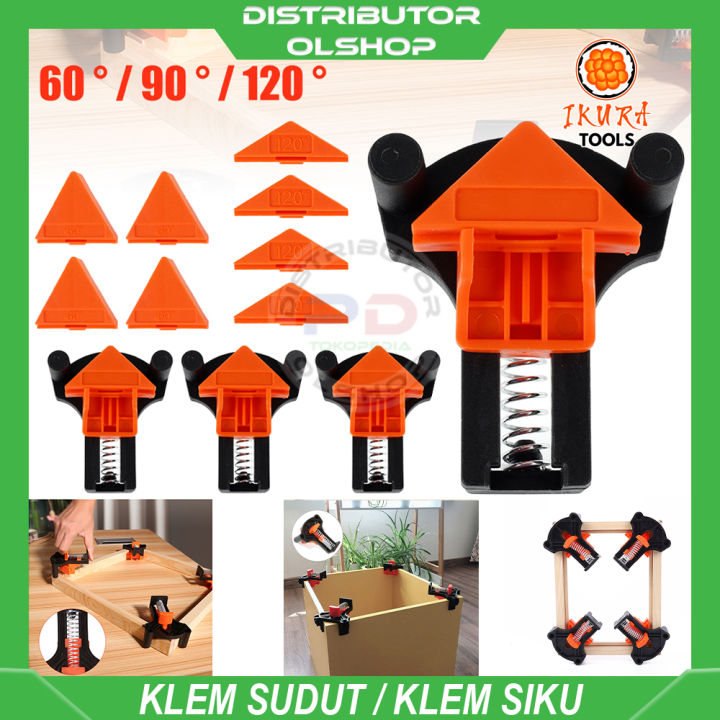 ALAT SUDUT SIKU ANGLE CORNER CLAMP MATE KLEM UJUNG FIGURA FRAME ...