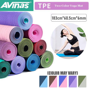AVINAS High Quality Non-Slip Fitness Equipment TPE Yoga Mat (NO SPECIFIC COLOR)