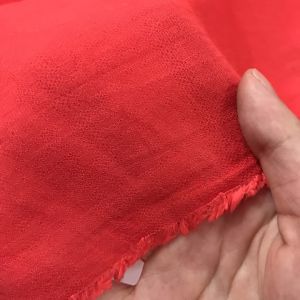Vải Đũi Tơ Đỏ Trơn Khổ 1m48 - Không Giãn Rũ Nhẹ Thấm Hút- May Áo Kiểu Đầm Váy Đồ Bộ