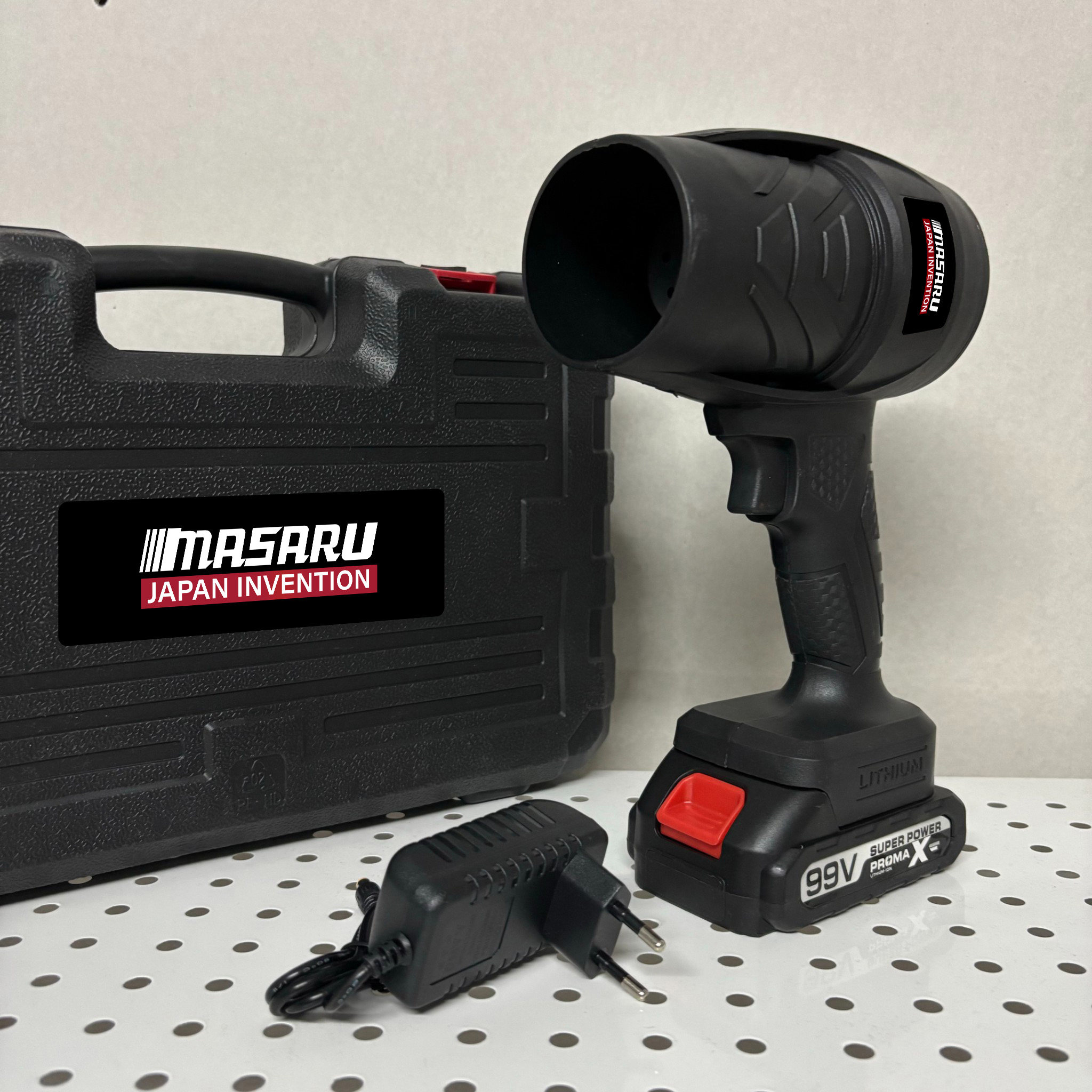 MASARU เครื่องเป่าลมไร้สาย เครื่องเป่าลม พัดลมเทอร์โบเจ็ท 800W กำลังสูง เครื่องเป่าลมเจ็ท