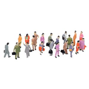 LUMIYA 10/30/50Pcs Hand-made DIY Mixed Color Pose Scale Model Plastic People Character Model People Figures
