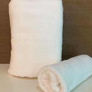 SIMPLE HOME ผ้าเช็ดตัว เช็ดผม ผ้าขนหนู โรงแรม เนื้อนุ่ม คอตตอน 100% มี 2 ขนาด ทอแน่น เกรดโรงแรม