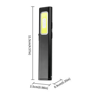 Rechargeable COB LED Flashlight Type-C Portable Torch Light Magnetic Work Lamp Ultra Slim Camping Emergency Light