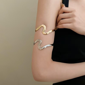 vòng tay nữ trang trí khai mạc vòng tay kim loại cao cấp và tinh tế phong cách tối giản phụ kiện thời trang