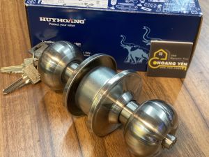 Khóa tay nắm tròn khóa đấm tròn Huy Hoàng con voi EX02