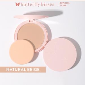 Butterfly Kisses Skin Perfecting Pressed Powder | Natural Beige (Matte) | Full Coverage Oil Control