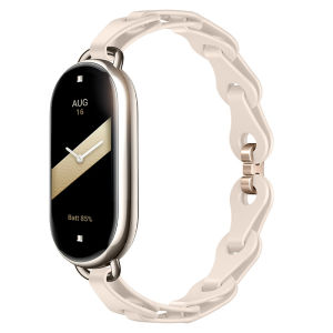 Fashion Silicone Strap For Xiaomi Smart Band 10 Mi Band 10 NFC Watch Wristband Hollow Out Bracelet