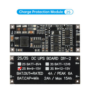 Diymore 2S 3S phí mô-đun bảo vệ UPS mô-đun điện DC 12V/15V 50W 4A liên tục cung cấp điện Bảng điều khiển hai chiều phí/xả với cùng