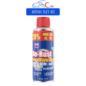 (50) Xịt Rỉ Loại Bỏ Rỉ Sét Cơ Khí Bôi Trơn Và Bảo Vệ Thiết Bị Chống Rỉ Sét 450ml