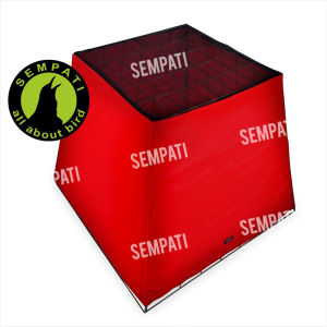SEMPATI Krodong Kerodong Sangkar Kandang Ayam Pyramida Piramida Trapesium Ekonomis Kain Penutup Kelambu Selimut Kurungan Ayam Laga Jago Aduan Petarung