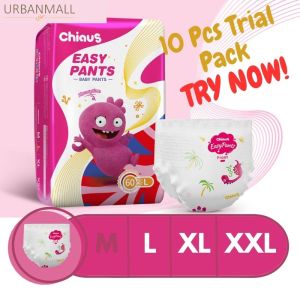 💖FREE GIFT WITH PURCHASE💖 CHIAUS Premium Disposable Training Pull-Up Easy Pants Ultra Soft Dry Comfortable & Breathable for Baby Sensitive Skin