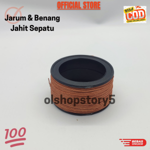 Jarum Jahit Sepatu / Benang Nilon / Jarum Jahit Sandal Sepatu / Alat Jahit Sol Sandal Sepatu A