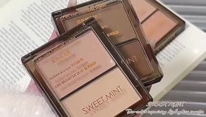 SWEETMINT Two-tone Highlight Contour Powder Shadow Powder Matte Brightening Nose Shadow Side Shadow Blush Natural Dual Palette 2025
