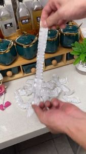 Disposable Elastic Food Cover PE Bowl Plate Fresh Keeping Wrap Dustproof Stretchable Penutup Makanan 100pcs