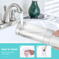 H2ofloss Waterproof Dental Water Flosser for Braces Cordless Oral Irrigator with 5 Jets Nozzles Portable Dental Pick Flosser Teeth Cleaning for Travel Home, 200ml Water Tank, 5 Modes 40Psi 110Psi. 