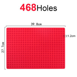 ★Same Day Shipping★ 468Holes Chocolate Mould Reusable Semicircular Cake Pet Treats Mold Silicone Grill Mat Jelly Candy Cookies Ganache Caramel Tools LZC-Baking-Mat
