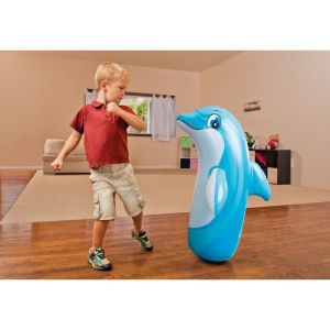 Inflatable 3D Bop Bag Animal Toy Children Designs Boxing Punch Bag Internal Water Toys for boys Beg Budak Tumbuk Pukulan Hadiah present gift  for kids