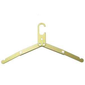 Travel Hangers Metal Heavy Duty Folding Hangers for Wet Clothes Space Saving Travel Accessories for Camping Cruise Hotel