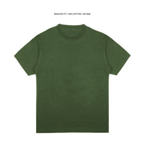 Buffback Basic Kaos Polos Cotton Combed 30 s Lengan Pendek