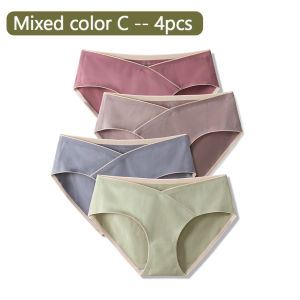 Low-Waist Maternity Panties Cotton Briefs for Pregnancy Women Seamless M-XXL