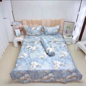 🌇SIÊU ĐẸP🌇 Bộ Ga Gối Lụa Lyocell Viscose Thoáng Mát Mềm Mịn Chăn Chần Bông Cao Cấp _Nemtot Bedding