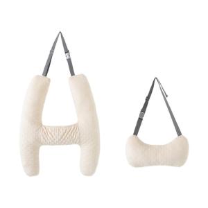 Headrest Safety Pillow Cushion Long Journey Neck Head Body Support Cushion Sleep Head Pillow H-Shape Travel Pillow