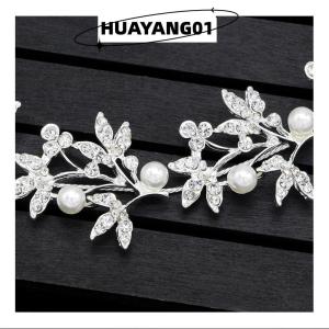 HUAYANG01 [HOT FASHION] Bendable Bridal Hair Vine Wedding Headband Hair Accessories