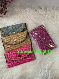Isi 10 Pcs Souvenir DOMPET LIPAT PANDAN Murah / SOUVENIR anyaman/Hadiah /Bimgkisan/Pernak pernik hadiah