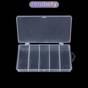 Heabety  5 ngăn câu cá giải quyết hộp lưu trữ trường hợp bay câu cá thu hút muỗng Móc Mồi trường hợp hộp câu cá phụ kiện công cụ