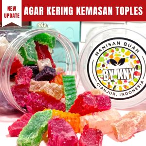 AGAR AGAR KERING KEMASAN TOPLES MANISAN BUAH KERING MANISAN BUAH CIANJUR BY KNY