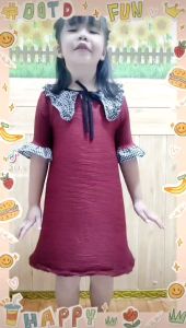 COD Dress Anak Turun Naik Viral Umur 2-9th