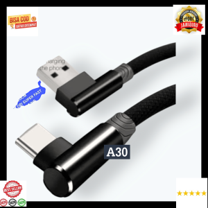 A30 KABEL DATA 120W 6A 20CM 100% ORI SUPER FAST CHARGING USB A ELBOW TO TYPE C PENDEK SHORT PREMIUM CABLE CAS CASAN TRAVEL ADAPTER FLASH CHARGE MULTI UNIVERSAL VOOC HP ANDROIT IPHONE PB POWERBANK adaptive flash hp quallcom quick handphone androit petir mu