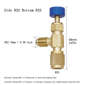 Refrigeration Charging Air Conditioning Adapter Safety Valve Adapter R410A R22 Control Valve