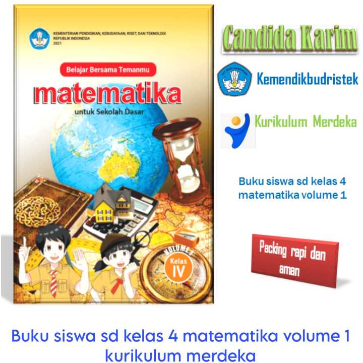 Buku siswa sd kelas 4 matematika volume 1 kurikulum merdeka | Lazada ...