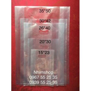 Túi nilon trong suốt xách đồ dùng quần áo mỹ phẩm (Link 500gr - 1kg)