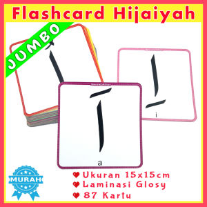 Flashcard JUMBO hijaiyah HAROKAT Ukuran Besar Kartu Pintar Belajar huruf hijaiyah Jumbo Flash Card Hijaiyah