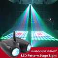 PROMO TERBARU Lampu Sorot Proyektor Disco Panggung RGB 128 LED 20W Sensor Suara EU Plug - EL20. 